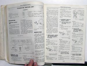 1978 Datsun 200SX Service Shop Repair Manual Model S10 Series