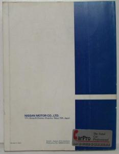 1979 Datsun Model 810 Series Service Shop Repair Manual