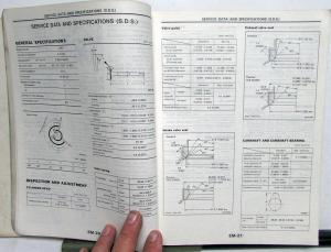 1984 Nissan Maxima Service Shop Repair Manual Model 910 Series