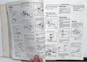 1984 Nissan Maxima Service Shop Repair Manual Model 910 Series