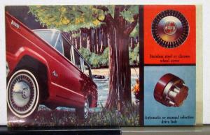 1964 Jeep Wagoneer Selective Drive Hubs And Wheel Cover Post Card