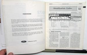 1972 Ford Truck Shop Service Manual Set Original Pickup H/D Bus F-Series 72