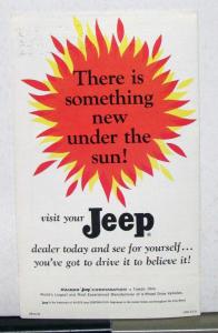 1965 Jeep Wagoneer Universal Tuxedo Park Mark IV Gladiator Sales Brochure