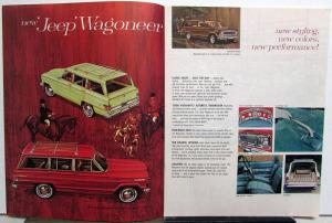 1965 1966 Jeep Wagoneer Gladiator Panel Delivery Universal Sales Mailer Brochure