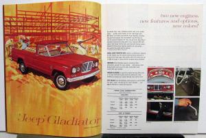 1965 1966 Jeep Wagoneer Gladiator Panel Delivery Universal Sales Mailer Brochure