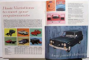 1965 1966 Jeep Wagoneer Gladiator Panel Delivery Universal Sales Mailer Brochure