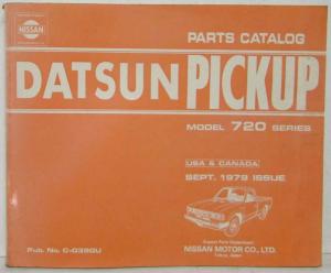 1979 Datsun Pickup Parts Catalog US & Canada Model 720 Series