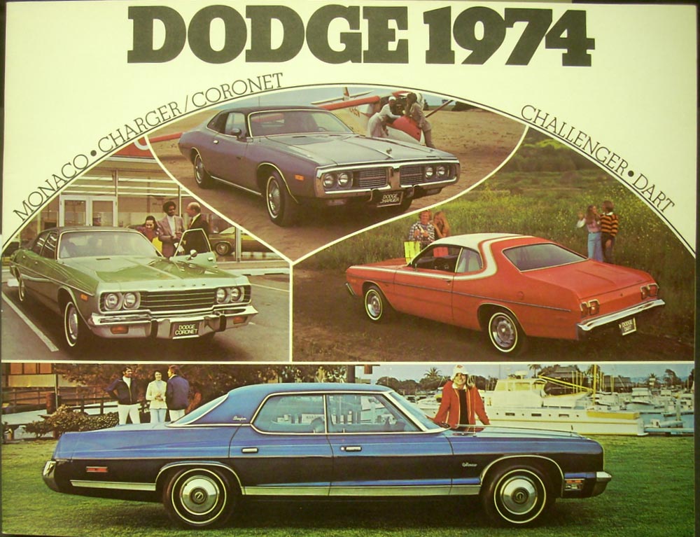 1974 Dodge Monaco Charger Challenger Dart Canadian Sales Brochure ORIGINAL