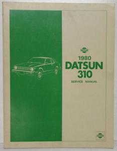 1980 Datsun 310 Service Shop Repair Manual Model N10 Series