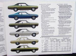 1972 Dodge Dart & Dart Demon Color Sales Folder Original