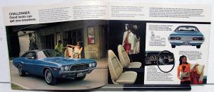 1972 Dodge Dart Challenger Coronet Charger Polara Monaco Sales Brochure Original