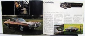 1972 Dodge Dart Challenger Coronet Charger Polara Monaco Sales Brochure Original