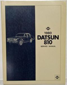 1980 Datsun Model 810 Series Service Shop Repair Manual