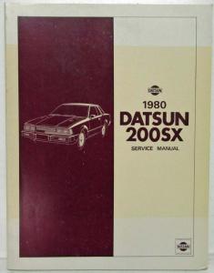 1980 Datsun 200SX Service Shop Repair Manual Model S110 Series