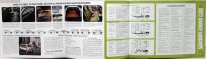 1973 Dodge Wagons Color Sales Folder Original Specs Equip Exterior Colors