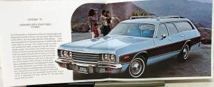 1974 Dodge Wagons Monaco Coronet Color Sales Folder Specs Equip Exterior Colors