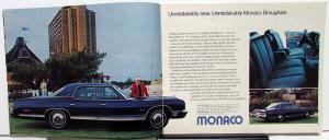 1974 Dodge Monaco Charger Coronet Dart Challenger Wagons Sales Brochure