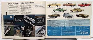 1974 Dodge Monaco Charger Coronet Dart Challenger Wagons Sales Brochure