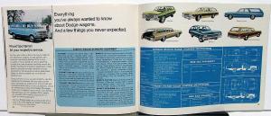 1974 Dodge Monaco Charger Coronet Dart Challenger Wagons Sales Brochure