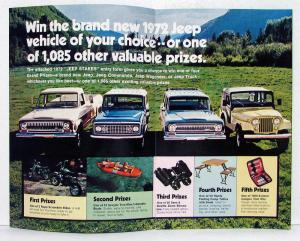 1972 Jeep Commando Wagoneer Truck Sales Brochure