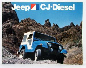 1976 Jeep CJ Diesel Sales Brochure