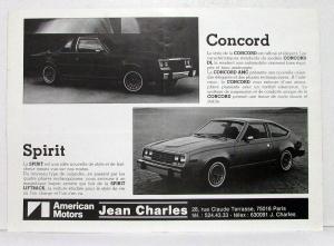 1976 Jeep Eagle Sales Brochure In French Text