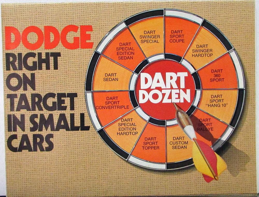1975 Dodge Dart Special Ed Sport Swinger Hang 10 Convertriple Sales MAILER