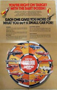 1975 Dodge Dart Special Ed Sport Swinger Hang 10 Convertriple Sales MAILER