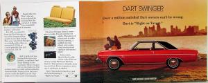 1975 Dodge Dart Special Ed Custom Swinger Sport Color Sales Brochure Original
