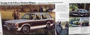1975 Dodge Colt GT Corousel Hardtop Coupe Sedan  Wagon Sales Brochure Original