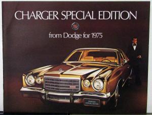 1975 Dodge Charger Special Edition Color Sales Brochure Original