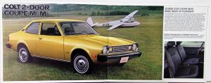 1978 Dodge Colt Color Sales Brochure Original