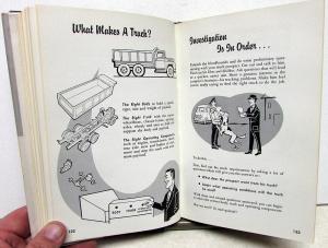 1958 Ford Dealer Hardback Book Truck Selling Salesmen's Guide Instruction