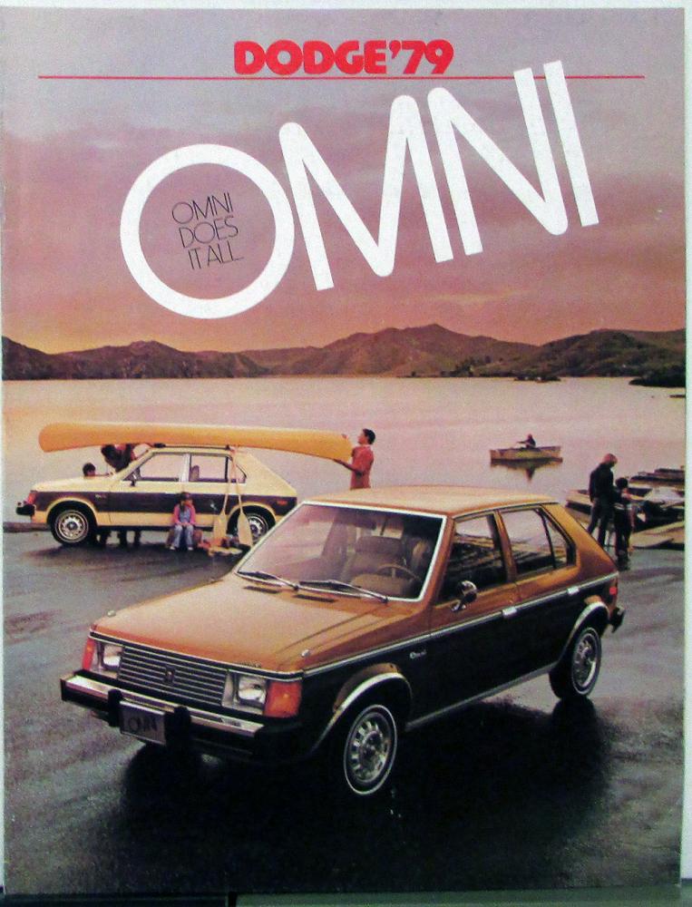 1979 Dodge Omni Color Sales Brochure Original
