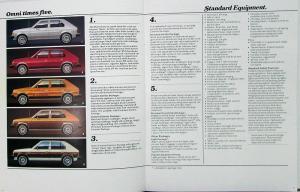 1979 Dodge Omni Color Sales Brochure Original