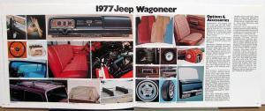 1977 Jeep CJ-7 CJ-5 Cherokee Wagoneer Pickup Truck Renegade Sales Brochure
