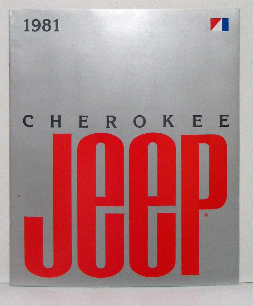 1981 Jeep Cherokee Sales Brochure
