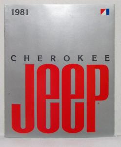 1981 Jeep Cherokee Sales Brochure