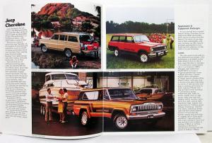 1981 Jeep Cherokee Sales Brochure