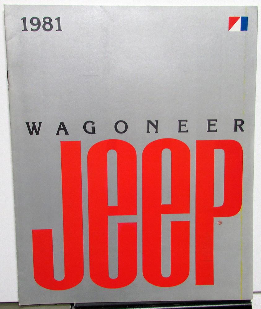 1981 Jeep Wagoneer Sales Brochure & Specifications