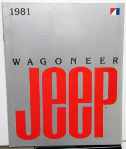 1981 Jeep Wagoneer Sales Brochure & Specifications