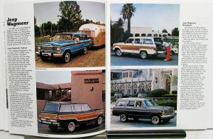1981 Jeep Wagoneer Sales Brochure & Specifications