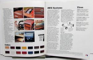 1981 Jeep Wagoneer Sales Brochure & Specifications