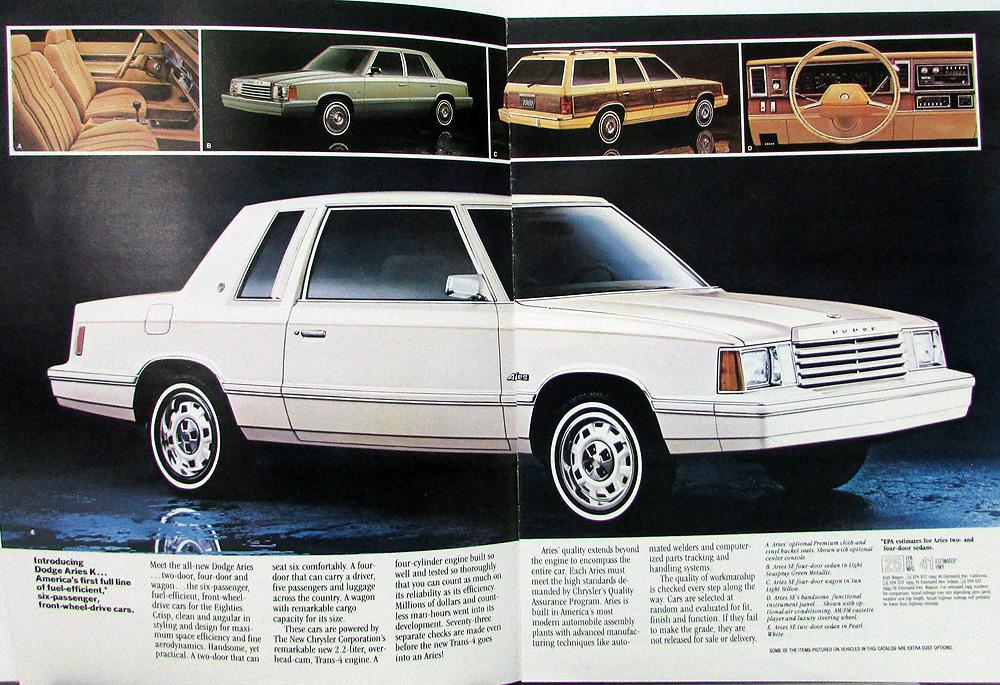 1981 Dodge Front Wheel Dr Aries 024 Challenger Diplomat Mirada Sales