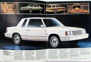 1981 Dodge Front Wheel Dr Aries 024 Challenger Diplomat Mirada Sales Brochure