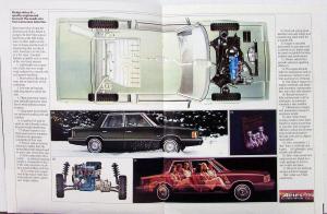 1981 Dodge Front Wheel Dr Aries 024 Challenger Diplomat Mirada Sales Brochure