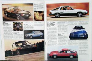 1981 Dodge Front Wheel Dr Aries 024 Challenger Diplomat Mirada Sales Brochure