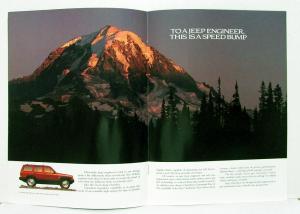 1987 Jeep Wrangler Grand Cherokee Sales Brochure