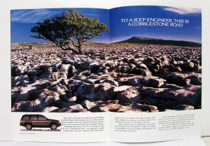 1987 Jeep Wrangler Grand Cherokee Sales Brochure