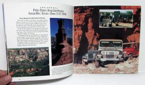 1990 Jeep Wrangler Cherokee Comanche Jamboree Guidebook